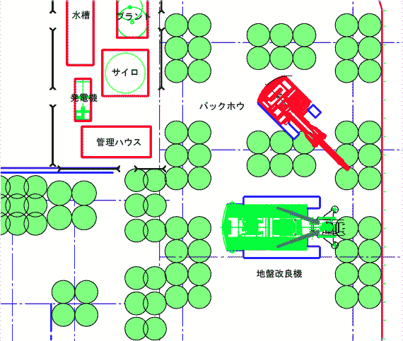 地盤改良工事：図